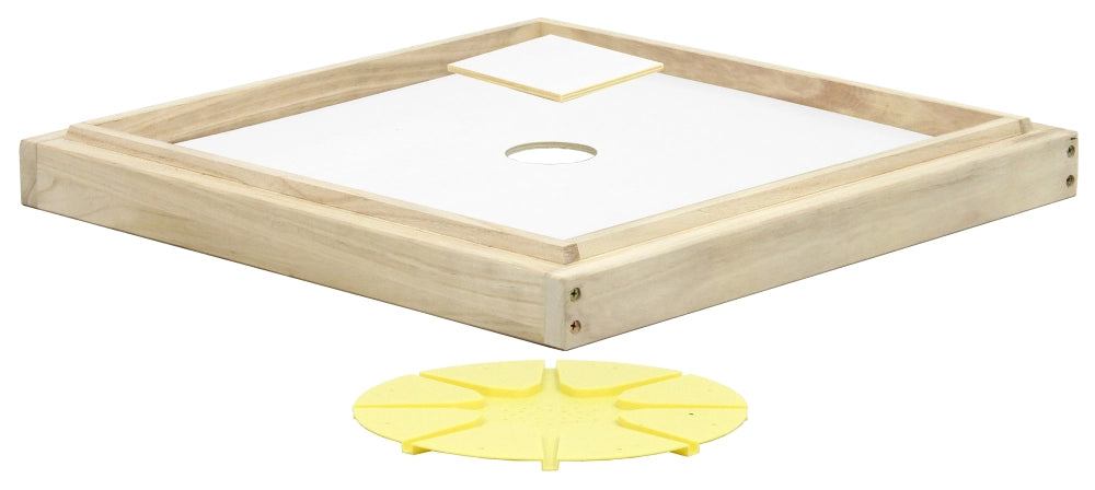 Segeberger bijenuitlaat met grote 8-uitgang uitlaat onder plaat