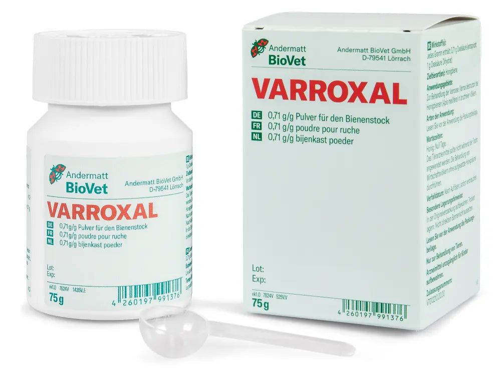 Varroxal 0,71 g/g poeder voor varroa behandeling bij broedvrije volken