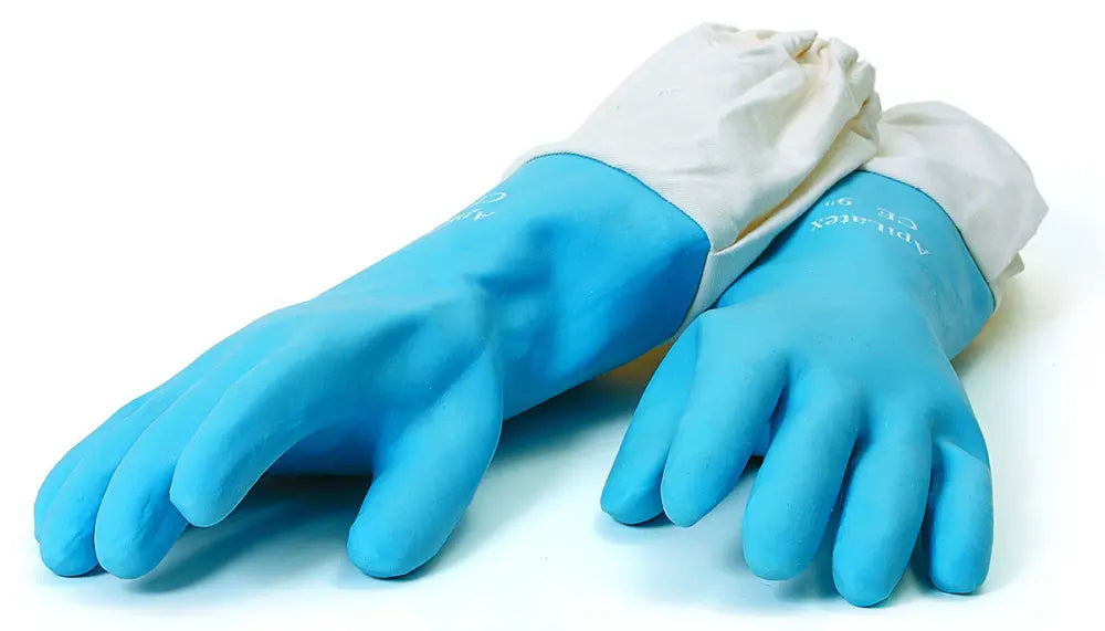ApiLatex® Air rubberen handschoenen blauw (maat 7 t/m 12)