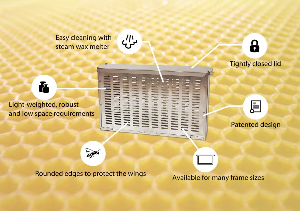 Duplex-Framebox voor Varroa Controller | Dadant US per 3
