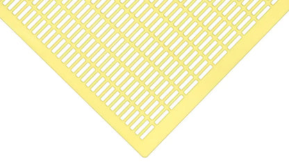Segeberger rondgitter geel 435 x 435 mm 3 mm dik SKU 1294