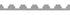 Segeberger Simplex 10-raams afstandstrip RVS 412 mm (SKU 1354) close-up